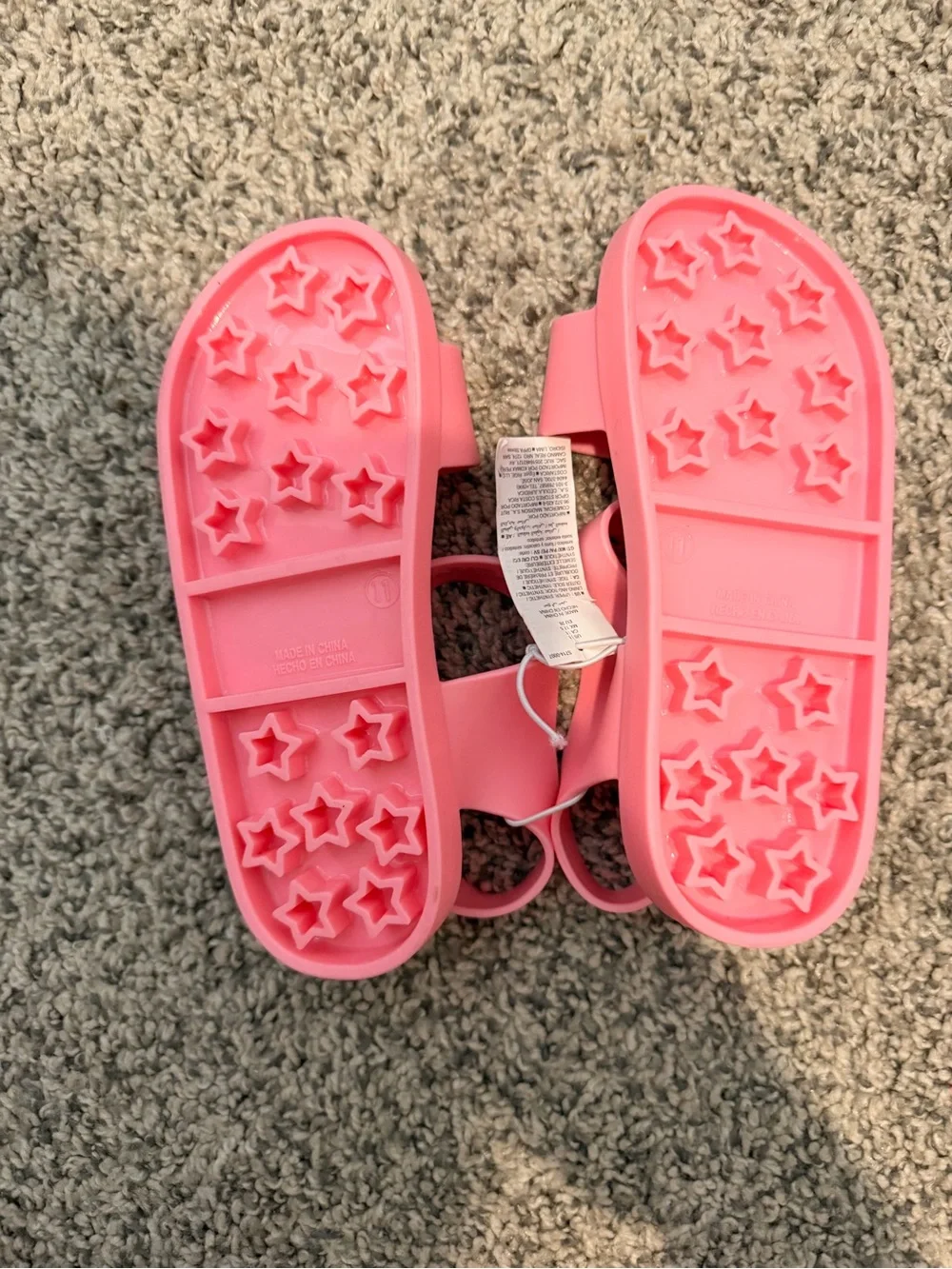 Old Navy Bright Pink Slingback Slide Sandals